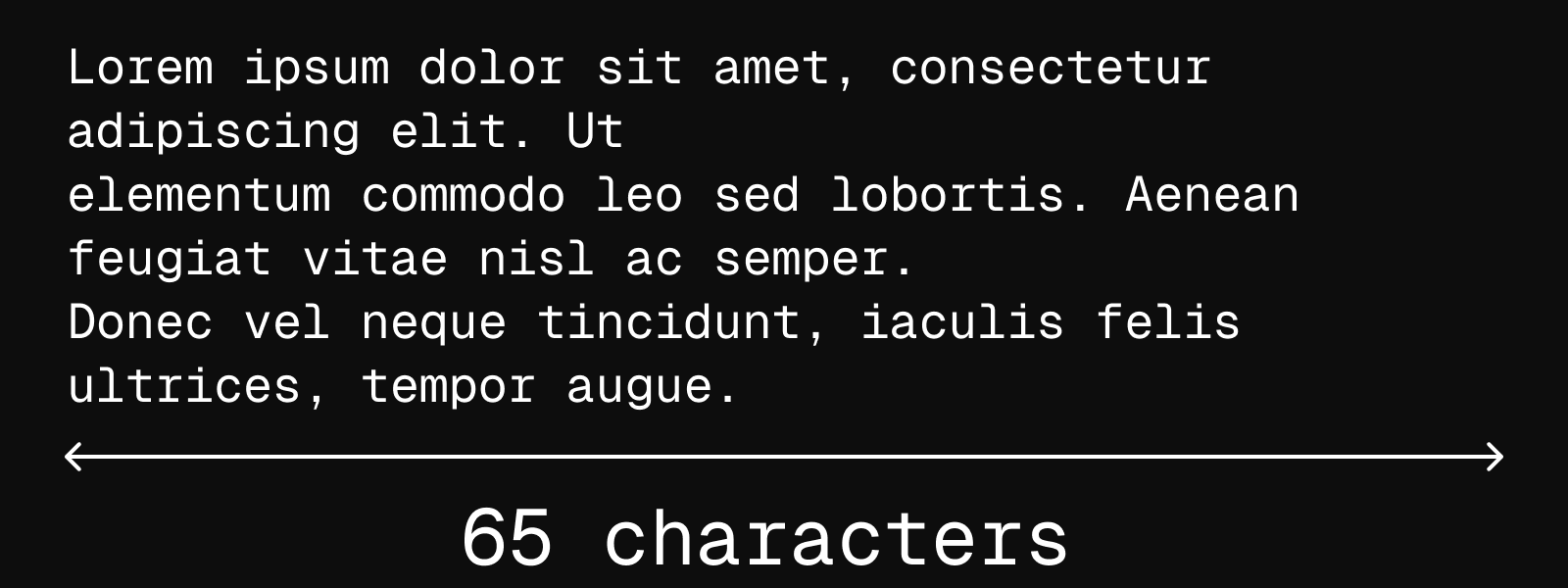 Content width